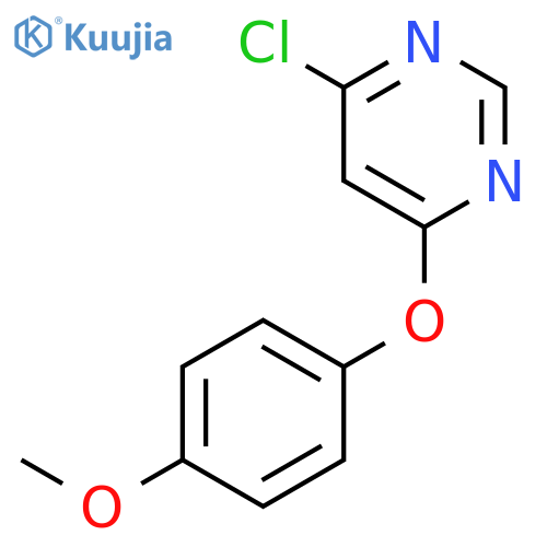 4-Chloro-6-(4-methoxyphenoxy)pyrimidine structure