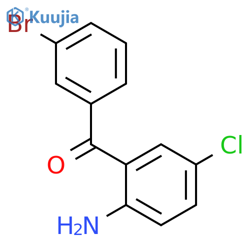 METHANONE, (2-AMINO-5-CHLOROPHENYL)(3-BROMOPHENYL)- structure