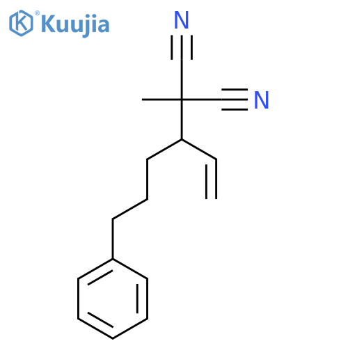PROPANEDINITRILE, (1-ETHENYL-4-PHENYLBUTYL)METHYL- structure