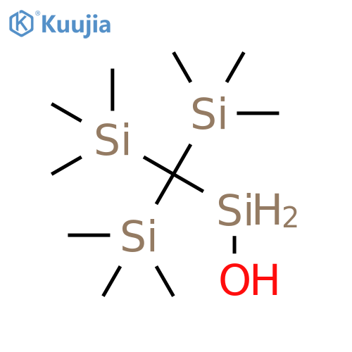 Silylene, hydroxy[tris(trimethylsilyl)methyl]- structure