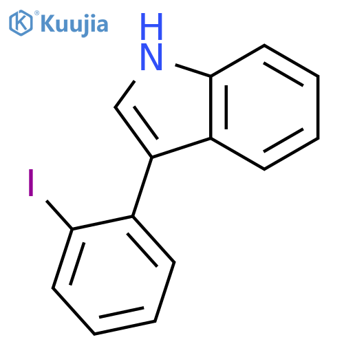 1H-Indole, 3-(2-iodophenyl)- structure