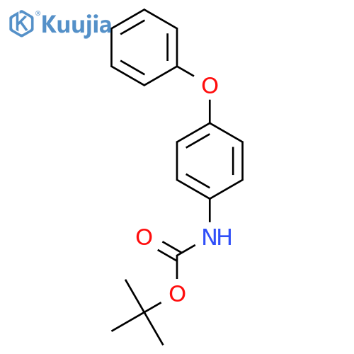 Carbamic acid, (4-phenoxyphenyl)-, 1,1-dimethylethyl ester structure