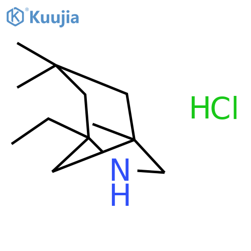6-Azabicyclo[3.2.1]octane, 5-ethyl-1,3,3-trimethyl-, hydrochloride structure