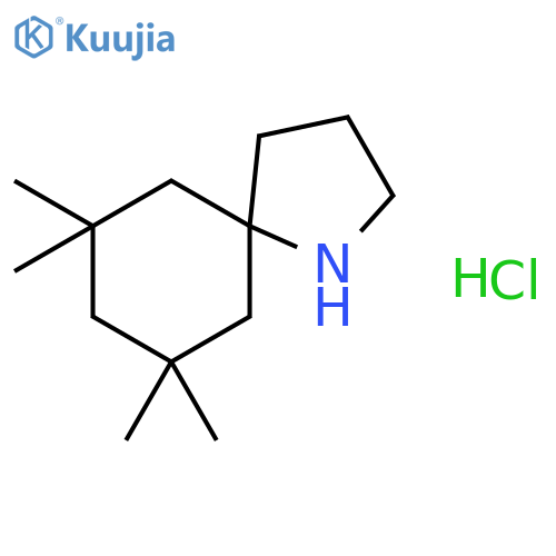 1-Azaspiro[4.5]decane, 7,7,9,9-tetramethyl-, hydrochloride structure