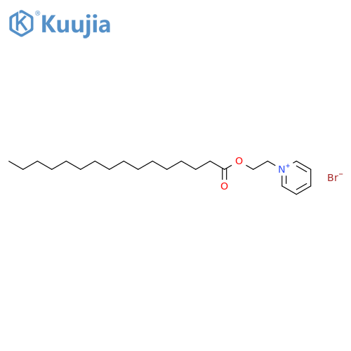 PYRIDINIUM, 1-[2-[(1-OXOHEXADECYL)OXY]ETHYL]-, BROMIDE structure