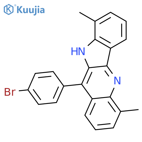 10H-Quindoline, 11-(4-bromophenyl)-4,9-dimethyl- structure