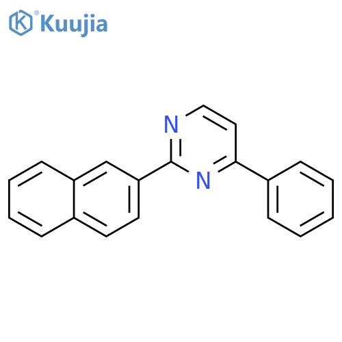 PYRIMIDINE, 2-(2-NAPHTHALENYL)-4-PHENYL- structure