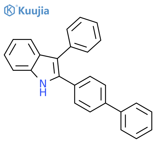 1H-Indole, 2-[1,1'-biphenyl]-4-yl-3-phenyl- structure