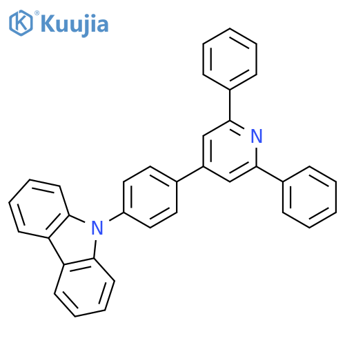 9H-Carbazole, 9-[4-(2,6-diphenyl-4-pyridinyl)phenyl]- structure