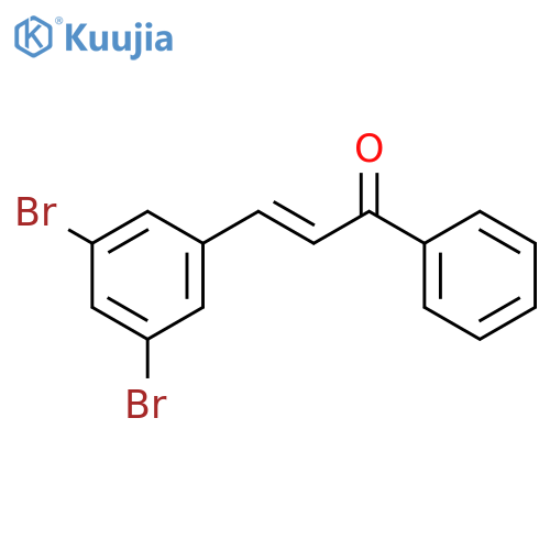 2-PROPEN-1-ONE, 3-(3,5-DIBROMOPHENYL)-1-PHENYL- structure