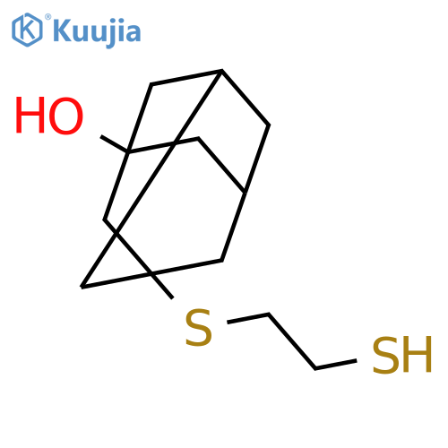 Tricyclo[3.3.1.13,7]decan-1-ol, 3-[(2-mercaptoethyl)thio]- structure