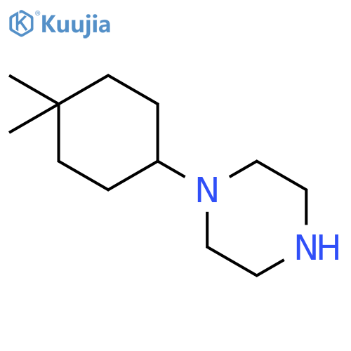 1-(4,4-dimethylcyclohexyl)piperazine structure
