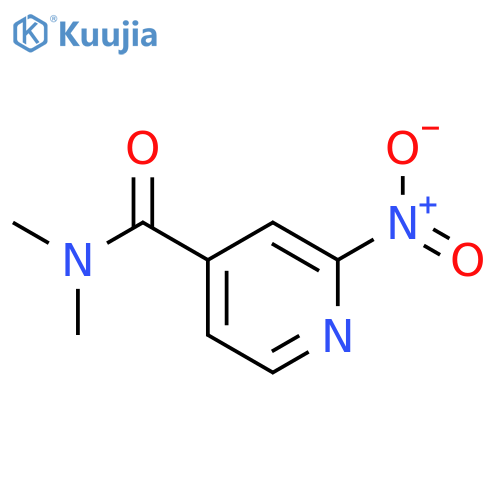 4-Pyridinecarboxamide, N,N-dimethyl-2-nitro- structure
