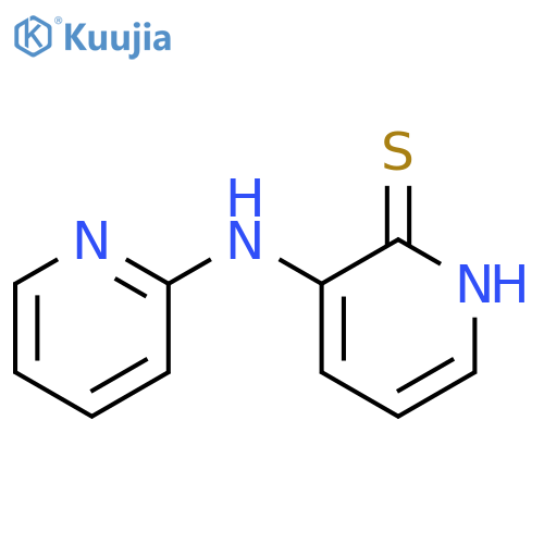 2(1H)-Pyridinethione, 3-(2-pyridinylamino)- structure