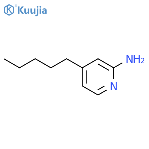 4-Pentyl-pyridin-2-ylamine structure