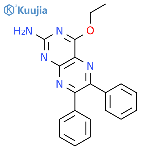 2-Pteridinamine, 4-ethoxy-6,7-diphenyl- structure