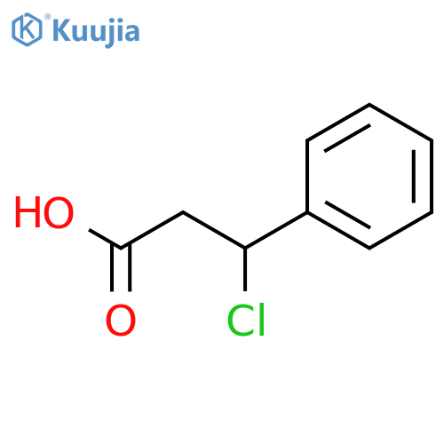 3-chloro-3-phenylpropanoic acid structure