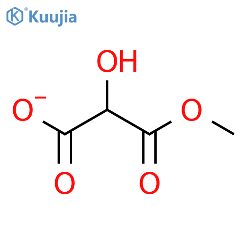 Propanedioic acid, hydroxy-, monomethyl ester structure