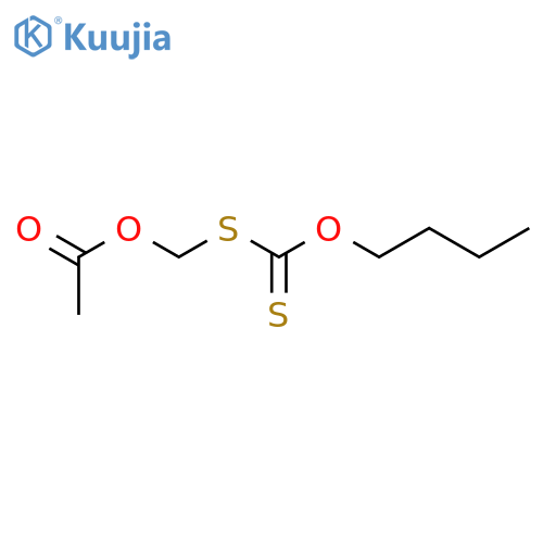 Carbonodithioic acid, S-[(acetyloxy)methyl] O-butyl ester structure