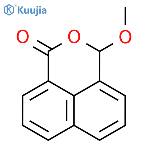 1H,3H-Naphtho[1,8-cd]pyran-1-one, 3-methoxy-, (±)- structure