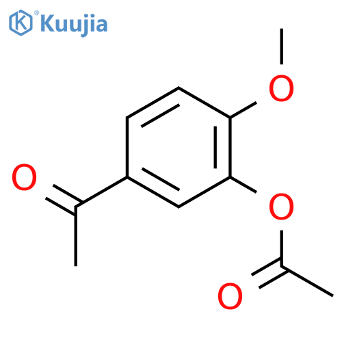 5-acetyl-2-methoxyphenyl acetate structure