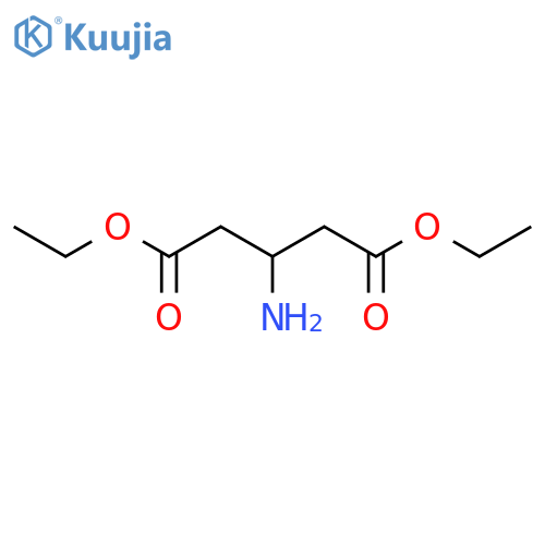 Diethyl 3-aminopentanedioate structure