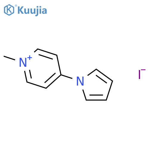 Pyridinium, 1-methyl-4-(1H-pyrrol-1-yl)-, iodide structure