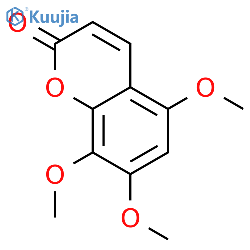 5,7,8-Trimethoxy-2H-chromen-2-one structure