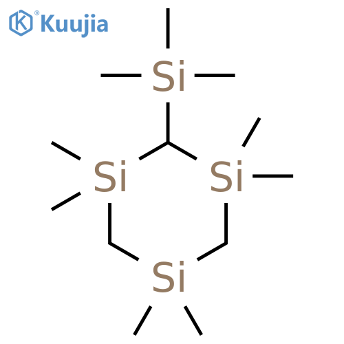 1,3,5-Trisilacyclohexane, 1,1,3,3,5,5-hexamethyl-2-(trimethylsilyl)- structure