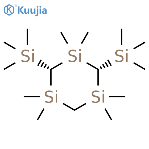 1,3,5-Trisilacyclohexane, 1,1,3,3,5,5-hexamethyl-2,4-bis(trimethylsilyl)-,cis- structure