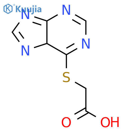 2-((9H-purin-6-yl)thio)acetic Acid structure