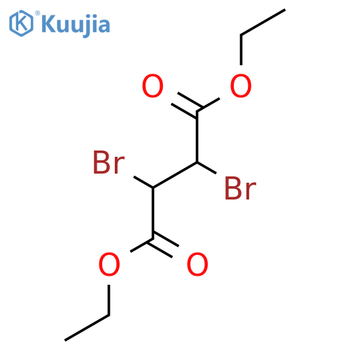 Diethyl 2,3-dibromobutanedioate structure