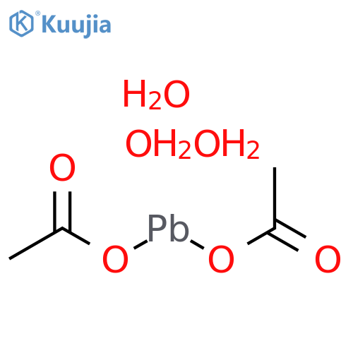 Lead acetate trihydrate structure