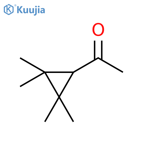 1-(2,2,3,3-tetramethylcyclopropyl)ethan-1-one structure