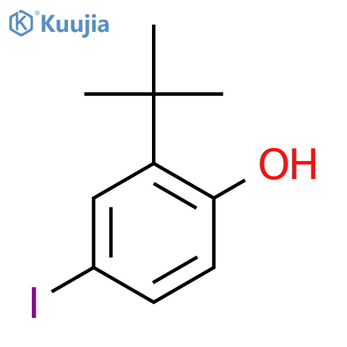 2-Tert-butyl-4-iodophenol structure