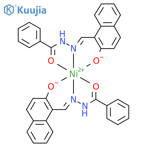 Nickel, bis[benzoic acid [(2-hydroxy-1-naphthalenyl)methylene]hydrazidato]- (9CI) structure