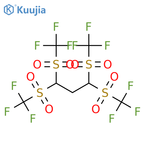 Propane, 1,1,3,3-tetrakis[(trifluoromethyl)sulfonyl]- structure