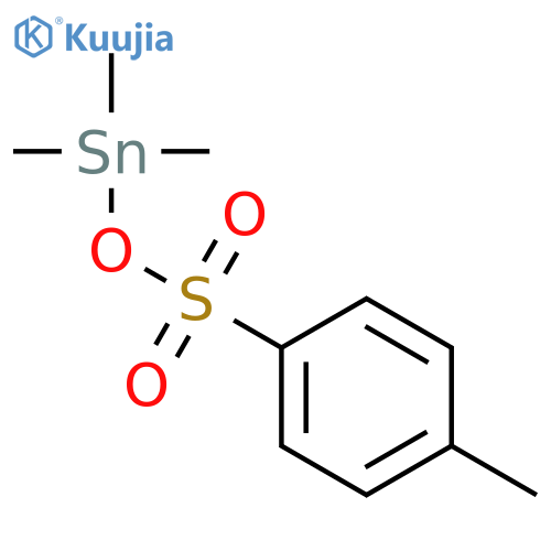 Stannane, trimethyl[[(4-methylphenyl)sulfonyl]oxy]- structure
