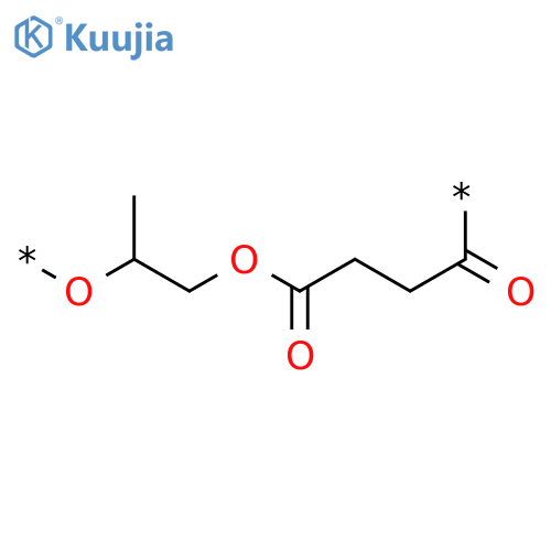 Poly[oxy(methyl-1,2-ethanediyl)oxy(1,4-dioxo-1,4-butanediyl)] structure