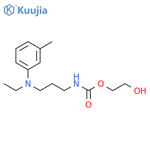 Carbamic acid, [3-[ethyl(3-methylphenyl)amino]propyl]-, 2-hydroxyethyl ester (9CI) structure