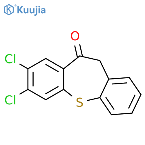Dibenzo[b,f]thiepin-10(11H)-one, 7,8-dichloro- structure