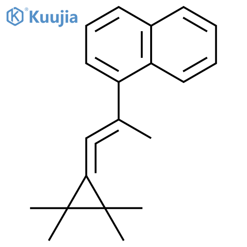 NAPHTHALENE, 1-[METHYL(TETRAMETHYLCYCLOPROPYLIDENE)ETHENYL]- structure