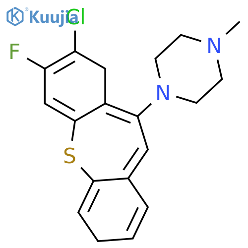 1-\u200b(8-\u200bChloro-\u200b7-\u200bfluorodibenzob,\u200bf\u200bthiepin-\u200b10-\u200byl)\u200b-\u200b4-\u200bmethylpiperazine structure