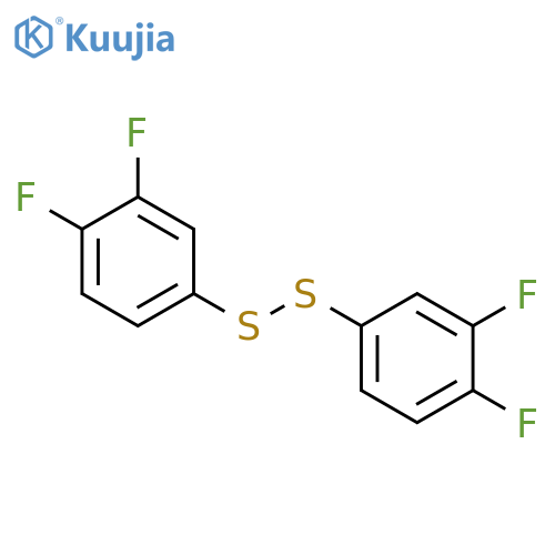 Disulfide, bis(3,4-difluorophenyl) structure