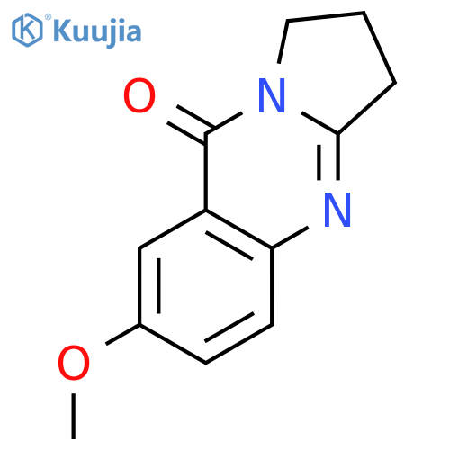 7-Methoxy-1,2,3,9-tetrahydropyrrolo[2,1-b]quinazolin-9-one structure