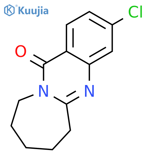 Azepino[2,1-b]quinazolin-12(6H)-one, 3-chloro-7,8,9,10-tetrahydro- structure