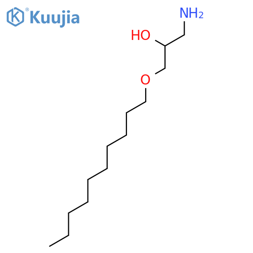 2-Propanol,1-amino-3-(decyloxy)- structure