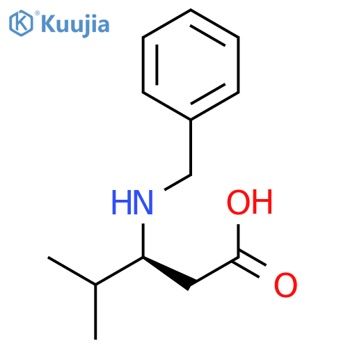 Pentanoic acid, 4-methyl-3-[(phenylmethyl)amino]-, (3S)- structure