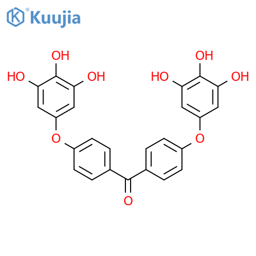 METHANONE, BIS[4-(3,4,5-TRIHYDROXYPHENOXY)PHENYL]- structure