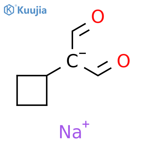 Propanedial, cyclobutyl-, ion(1-), sodium (9CI) structure
